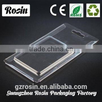 PET /PVC clear clamshell box for copper tubing coupling clear blister packing box