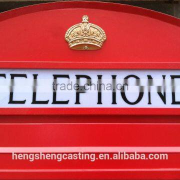 China Hengsheng Antique London Telephone Booth for Sale photo-2