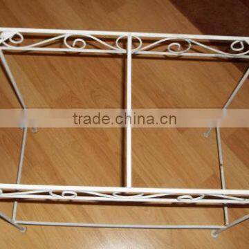 Unique wrought iron table base