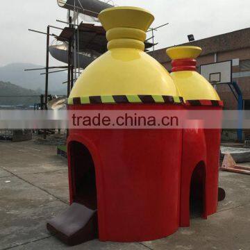 Outdoor Fiberglass Castle Sculpture photo-5