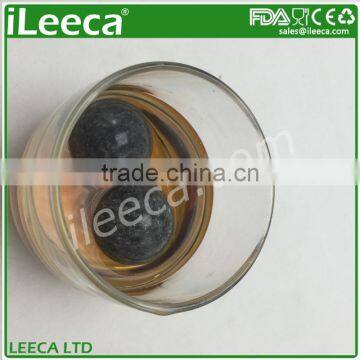 Natural Soapstone Whiskey Sipping Stones Ball Best Wine Gift Set for Christmas photo-6