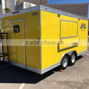 16' X 8.5' NEW FOOD VENDING TRAILER CATERING CONCESSION BBQ FULLY EQUIPPED FOR SALE photo-3