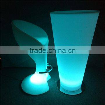 Commercial Fashion Antique Lighting Plastic LED Bar Stools With Rechargeable Battery photo-2