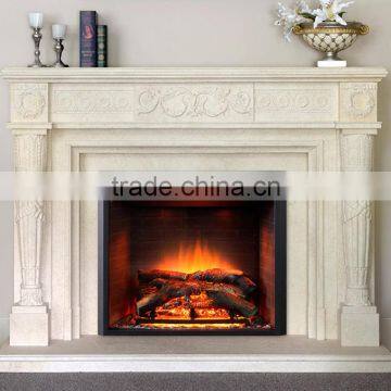 New Design Modern Simple Marble Fireplace photo-3