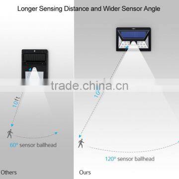 24 Leds Wall Mounted Motion Sensor Light Emergency Outdoor Led Solar Garden Lamp Post Lights photo-2