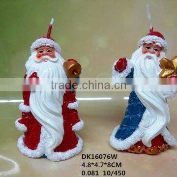 Handmade Non-scented Santa Claus Christmas Candle photo-4