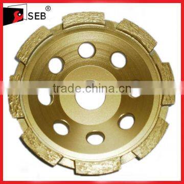 Sintered Single Row Diamond Grinding Cup Wheel