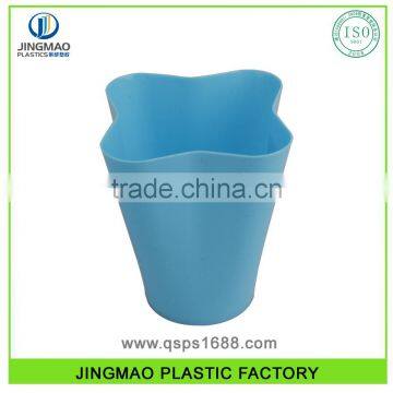 New Design OEM Service Flower Shape Plastic Dustbin