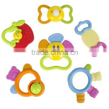 100% BPA Free Teether Toy Best Choice Products (Set of 6) Baby Teether Toy with Unique Fun Shapes