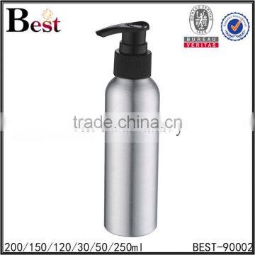 Round Metal Containers Aluminum Bottle With Cap Pump Cheap Black Gold Red Blue Color Metal Containers for Storage photo-5