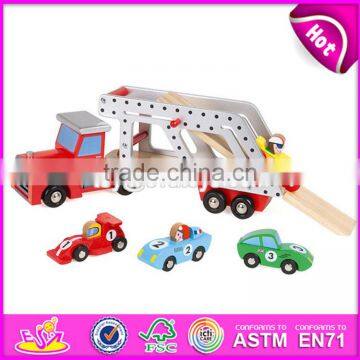 2017 New Design Preschool Funny Wooden Toy Cranes for Toddlers W05C083 photo-6