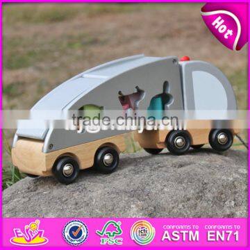 2017 New Design Educational Toy Blocks Car Kids Wooden Pull Along Toys W05C081 photo-5