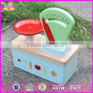 2016 New Design Children Pretend Play Funny Wooden Scales Toy W10D148 photo-3