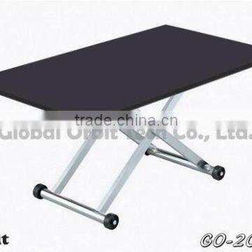 Modern designs metal center table, stainless steel folding dining table