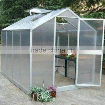 sino-lily greenhouse with aluminium frame and base