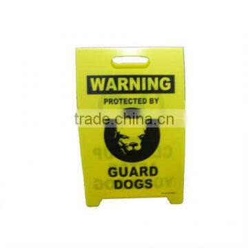 eco-friendly pp corrugated warning sign board
