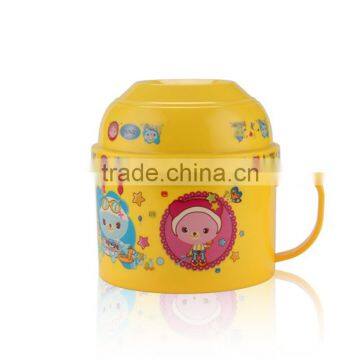 Eco-friendly Stainless Steel and Plastic Bento Box for Kid Outdoor Use photo-4