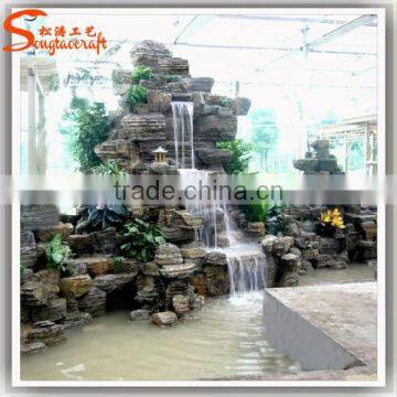 Can be Customized Fountain Garden Decorative Landscape Stone Waterfall Solar Fountain for Sale in photo-4
