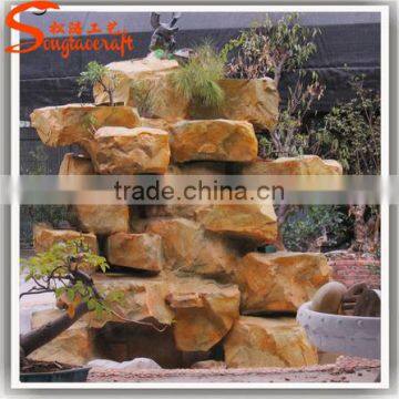 Garden Decoration Artificial Landscaping Slate Fake Rock Garden Fountains photo-3