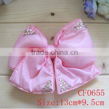 wholesale fancy handmade rhinestone bow tie cheap hair accessories