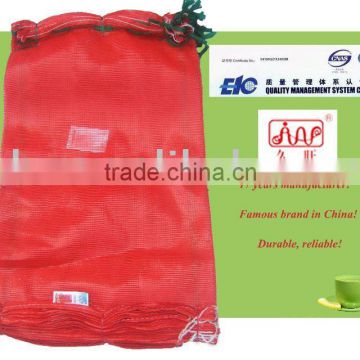 Raschel mesh packaging bags for onions potatoes vegetables