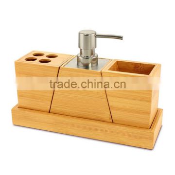 Aonong Customizable Elegant and Stylish Bamboo Bathroom Set