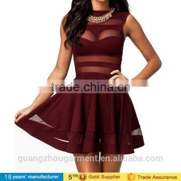 2016 Women Mesh Bodycon Party Mini Dress Ladies First Night Sexy Dresses Bandage Dress photo-2