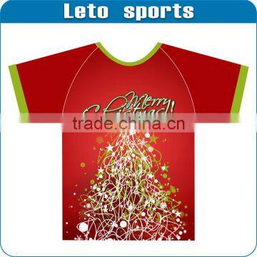 custom sublimation Christmas t shirt for tournament