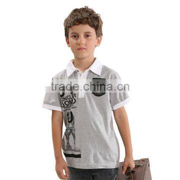 hot sale gray polo children's T-shirt