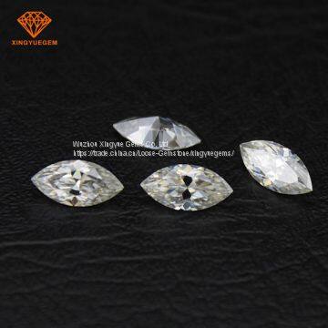 Marquise Shaped VVS1 DEF off White Diamond Color Moissanite Low Price Wholesale for US Market photo-2