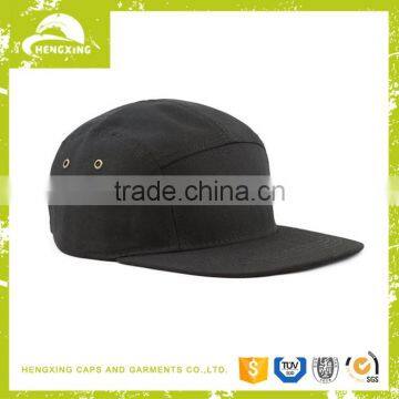 Black cheap 5 panel OEM snapback caps