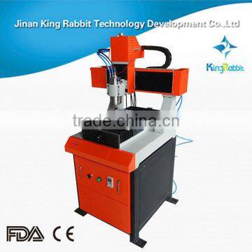 2014! Rabbit gold & silver and cooper ring engraver ,Rabbit mini cnc router 4040 with 18 knives