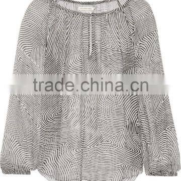 Hot Sale Silk Blouses New Models for Women OEM Service photo-3