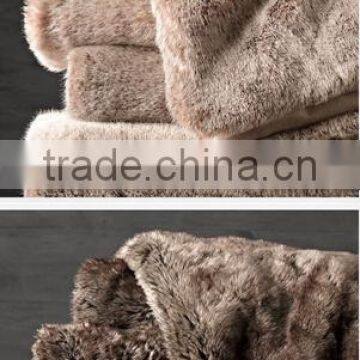 Faux Fur M Fur Blanket Cushion Sofa Blanket Car Seat Cushion Decoration Carpet Bed Blanket