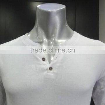 Branded Mens Henley Neck Surplus T-Shirts With Fold Up Sleeves photo-2