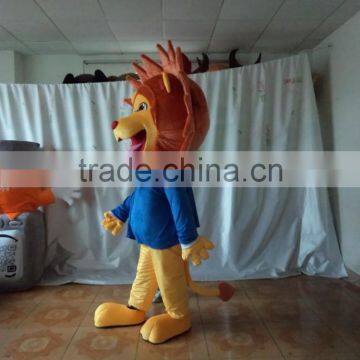 2015 Customized Party Use Adult Wearing Unisex Bow Head Lion Mascot Costume photo-2