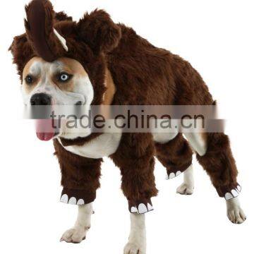 woolly mammoth dog costume ,mammoth pet costume ,mammoth dog suit