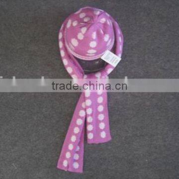 Men Polar Fleece Scarf Glove Hat Warm Set photo-5