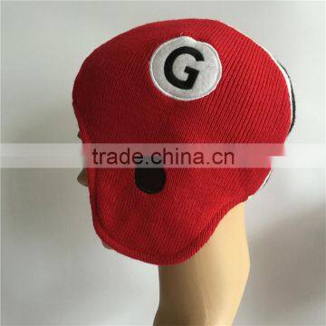 Winter Football Knitted Beanie Hat Maker Factory photo-5