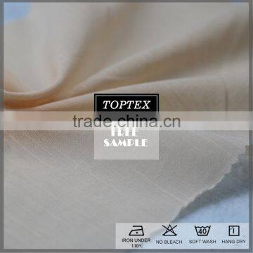 Woven 100% Cotton Slub Voile Soild Dyed Fabric for Shirt photo-3