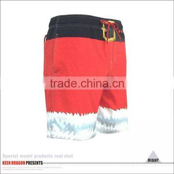 Santa's Shorts Make Your Own Design Mens Fake Fly Printing Board Shorts photo-4