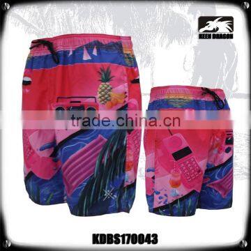 High Quality Sublimation Print Wholesale Low Moq Swimming Floating Board Shorts