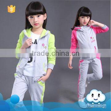 AS-602G Teenager Girls Clothing Set 2PCS Long-sleeves Top+Pants Boutique Girl Clothing