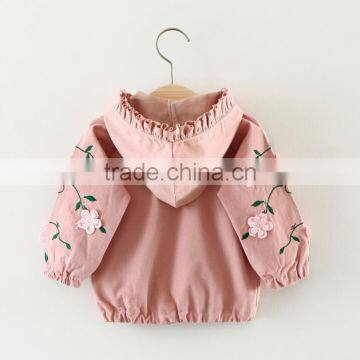 Zm11669a 2018 New Arrivals Wholesale Children's Boutique Clothing Girls Lovely Coat