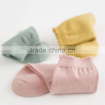 Zm53125a Simple Design Solid Color Women Cotton Ankle Short Socks photo-3
