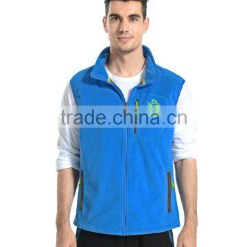 Fashion Design Men's Polar Fleece Vest In Spring