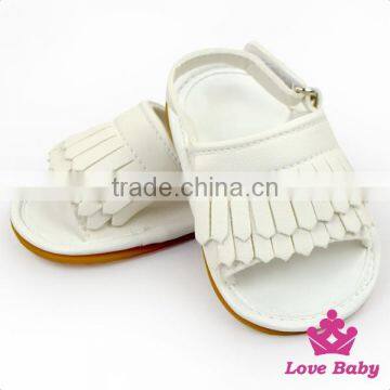 G5X-134 Love Baby Wholesale Summer Infant Soft Soft Sole Cool Cute Tassel Slippers photo-2