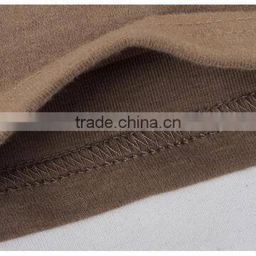 Custom Spring/autumn/winter Fashion Baby Cotton Spandex Lycra Infant Garment Long Sleeve High Collar Baby T-shirt photo-5