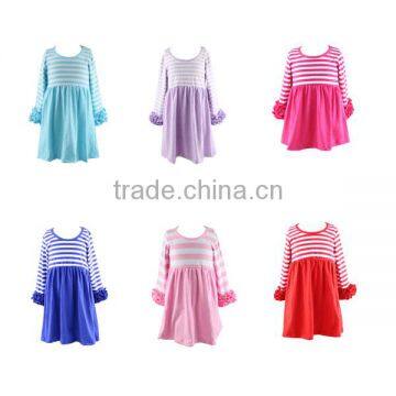 Frock Cotton Design Childrens Clothing Boutique Blank Toddler Clothes Girls Fall Cotton Dresses