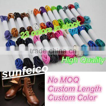 Sky Blue Custom Wax Boot Shoelaces~Waxed Shoelaces~Blue Dress Shoelaces~Cotton Round Shoelaces~Oxford Canvas Sneaker Shoelaces photo-3